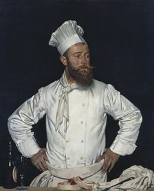Le Chef de l'Hôtel Chatham, Paris, c1921. Creator: William Orpen
