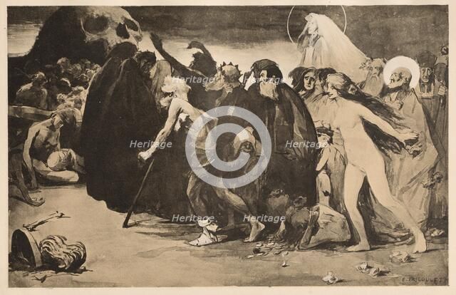 Le Chemin de la Mort, 1899. Creator: Eugène Trigoulet (French, 1867-1910); Imprimerie Champenois.