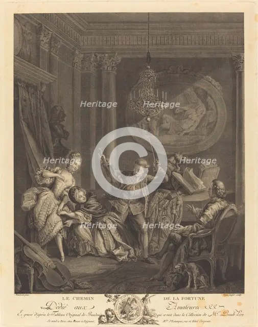 Le chemin de la fortune, 1778. The Road to Fortune. Creator: Nicolas-Joseph Voyez.