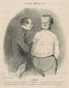 Le chemisier, 19th century. Creator: Honore Daumier