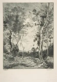 Le cheval blanc, 1858?. Creator: Felix Bracquemond