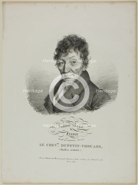 Le Chevalier Dupetit-Thouars, 1822. Creator: Julien Leopold Boilly.