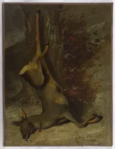 Le chevreuil, 1876. Creator: Gustave Courbet