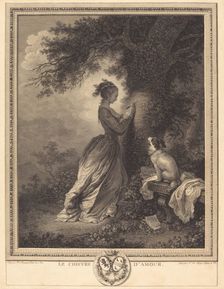 Le Chiffre d'amour, 1786. Creator: Nicolas Delaunay