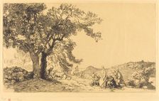 Le Christ au matin de rameaux, 1918. Creator: Auguste Lepere