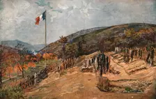 'Le Cimetiere de Moosch 1915. Creator: Charles-Jules Duvent