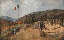 'Le Cimetiere de Moosch 1915. Creator: Charles-Jules Duvent