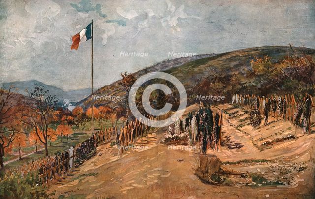 ''Le Cimetiere de Moosch', 1915. Creator: Charles-Jules Duvent.