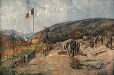 Le cimetiere de Moosch 1916. Creator: Charles-Jules Duvent