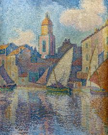 Le clocher de Saint-Tropez, 1896. Creator: Signac; Paul (1863-1935)