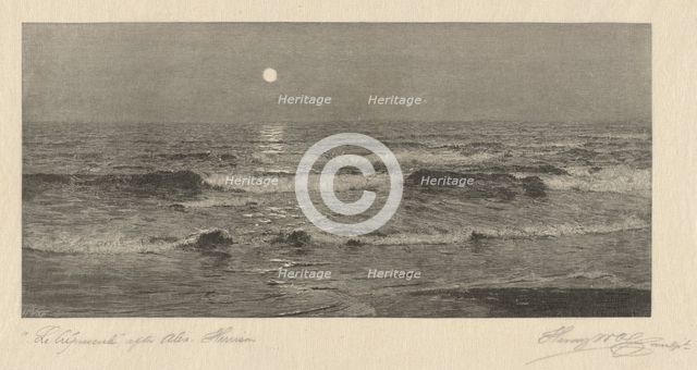 Le Crépuscule, 1891. Creator: Henry Wolf.