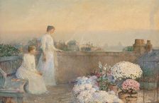 Le Crépuscule (Twilight), c. 1890. Creator: Hassam, Childe (1859-1935)