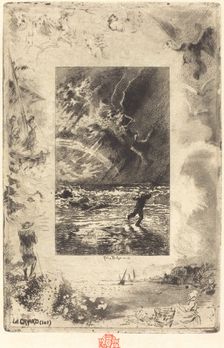 Le Criard (The Shrieker), 1879/1880. Creator: Felix Hilaire Buhot
