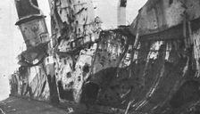 Le croiseur allemand "Magdebourg", premiere victime de la flotte russe 1914. Creator: Unknown