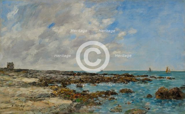 Le CroisicBord de mer, 1897. Creator: Eugene Louis Boudin.