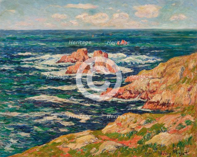 Le Crom, baie de Douarnenez, 1911. Creator: Henri Moret.