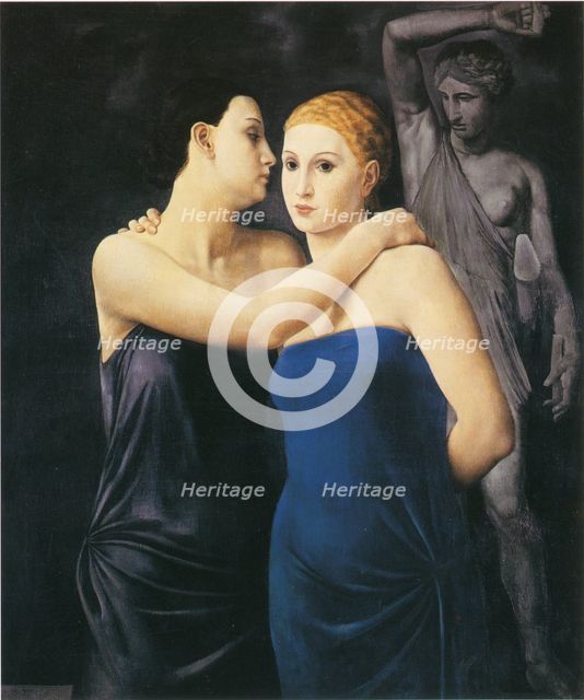 Le amiche (The friends), 1924. Creator: Oppi, Ubaldo (1889-1942).