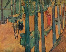 Le Aliscamps 1888. Artist: Vincent van Gogh