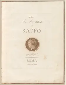 Le Avventure di Saffo (The Adventures of Sappho), 1784. Creator: Henry Tresham