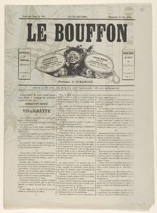 Le Bouffon - Le Salon de 1868, May 10, 1868. Creator: Unknown