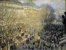 Le Boulevard des Capucines 1873. Artist: Claude Monet