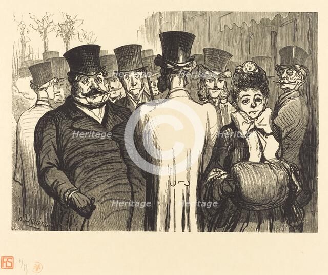 Le Boulevard des Italiens, 1862. Creator: Charles Maurand.