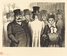 Le Boulevard des Italiens, 1862. Creator: Charles Maurand