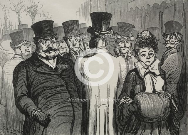 Le boulevard des Italiens. Creator: Honoré Daumier (French, 1808-1879).