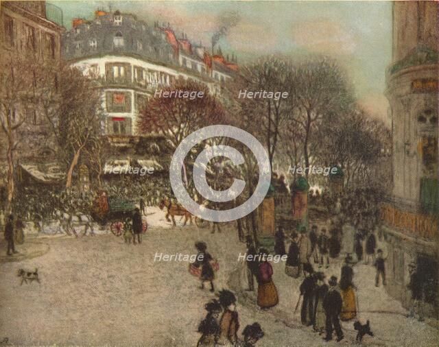 'Le Boulevard Des Italiens, Paris', c1908. Artist: Jean Francois Raffaelli.