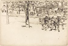 Le Boulevard Poissoniere, 1893. Creator: James Abbott McNeill Whistler