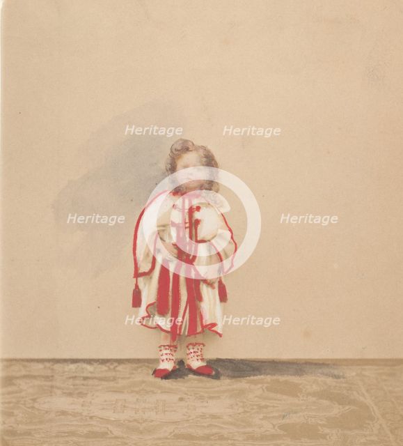 Le bournous (colorie), 1860s. Creator: Pierre-Louis Pierson.