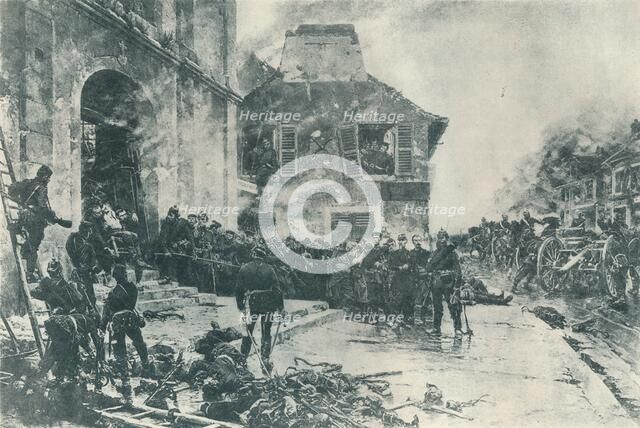 Le Bourget, 1870, (1884). Artist: Unknown