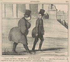Le boursicotières ... Voyons, ma chère ..., 19th century. Creator: Honore Daumier