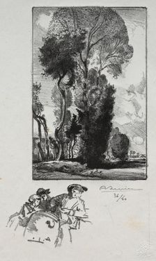 Le Bocage, 1909. Creator: Auguste Louis Lepère (French, 1849-1918)