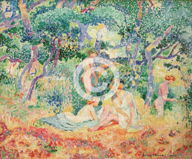 Le Bois ou Nu sous bois, 1906-1907. Creator: Cross, Henri Edmond (1856-1910).