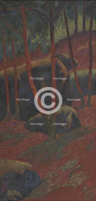 Le Bois rouge, c. 1895. Creator: Sérusier, Paul (1864-1927).