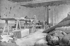 Le bombardement de l'hospital d'Ypres 1915. Creator: Unknown