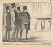 Le bon temps est passé ..., 19th century. Creator: Honore Daumier