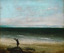 Le Bord de mer à Palavas (Seacoast at Palavas), 1854