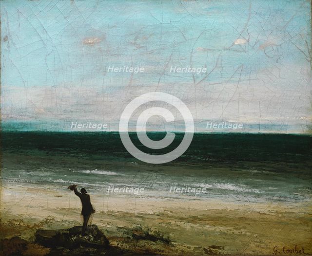 Le Bord de mer à Palavas (Seacoast at Palavas), 1854.