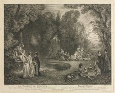 Le Bosquet de Bacchus, 1727. Creator: Charles-Nicolas Cochin (French, 1715-1790)