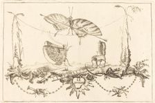 Le Bate, in or after 1756. Creator: Charles-Germain de Saint-Aubin