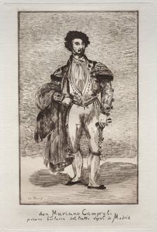 Le Bailarin ( Don Mariano Camprubi ). Creator: Edouard Manet (French, 1832-1883)