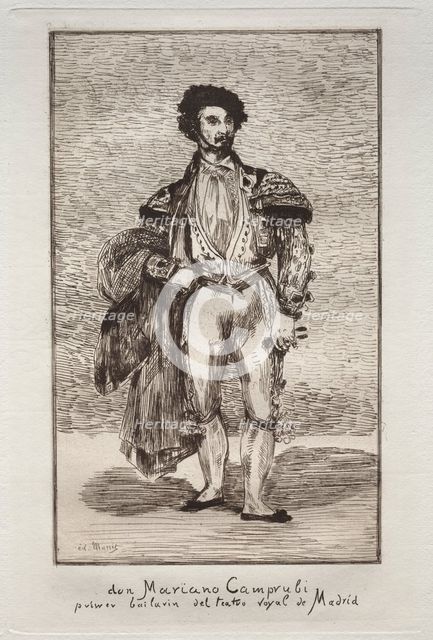 Le Bailarin ( Don Mariano Camprubi ). Creator: Edouard Manet (French, 1832-1883).