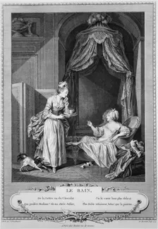 Le Bain (the Bath), 1774. Creator: Antoine Louis Romanet