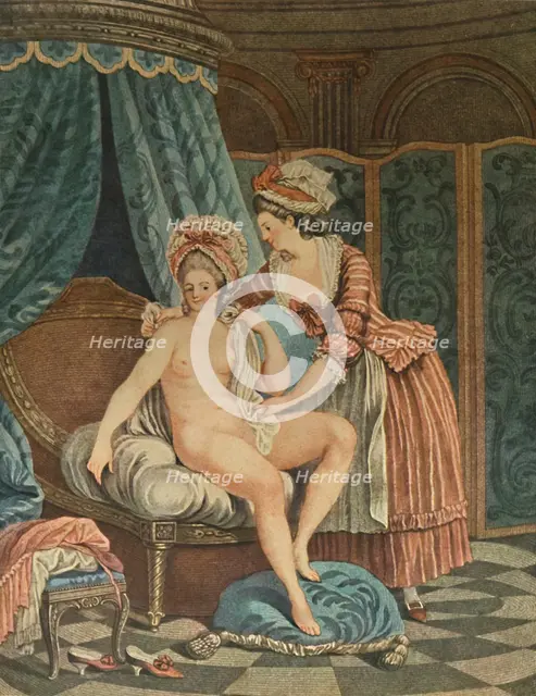 'Le Bain', (The Bath), c1765-1790, (1913). Artist: Louis Marin Bonnet.
