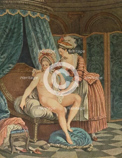 'Le Bain', (The Bath), c1765-1790, (1913). Artist: Louis Marin Bonnet.