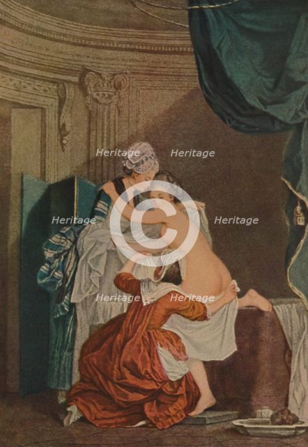 'Le Bain', (The Bath), c1770-1810, (1913). Artist: Nicolas-Francois Regnault.