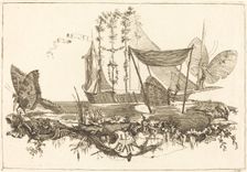 Le Bain, in or after 1756. Creator: Charles-Germain de Saint-Aubin