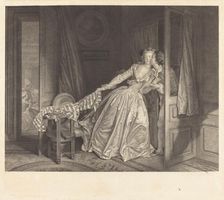 Le Baiser à la Derobée (The Stolen Kiss). Creator: Nicolas-Francois Regnault